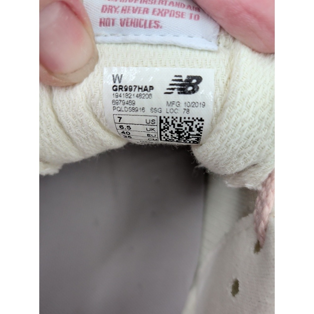 New Balance Women’s Pink Mint Lifestyle Sneakers - Picture 7 of 8